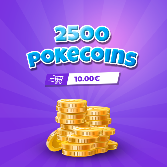 2500 Pokecoins